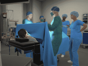 VR medical simulation