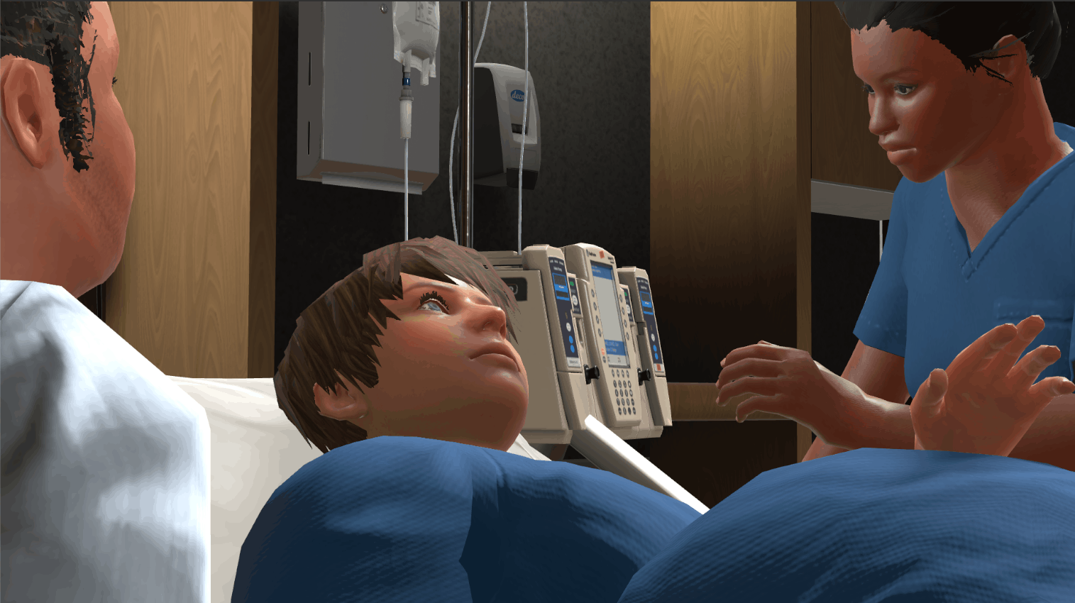 VR simulation training for healthcare
