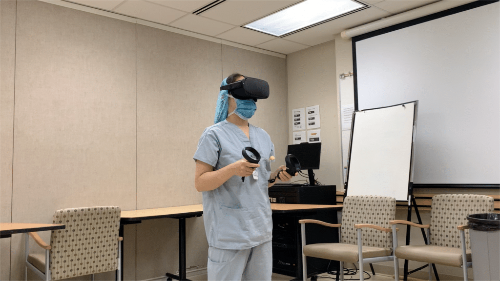 VR training space