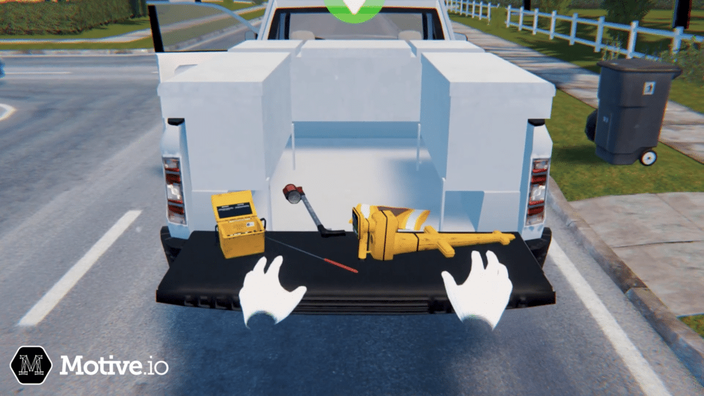Utility Training in VR 3