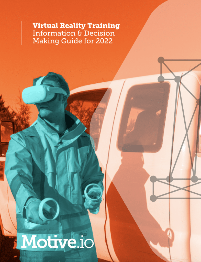 VR Training Information and Decision Making Guide for 2022 Cover