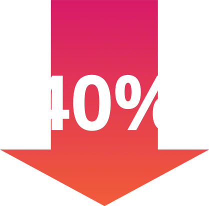 Down arrow - 40%