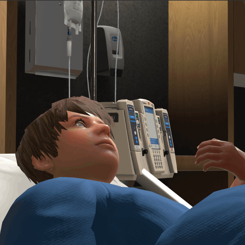 VR simulation training for healthcare